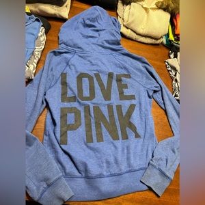 Victoria’s Secret PINK zip hoodie size small